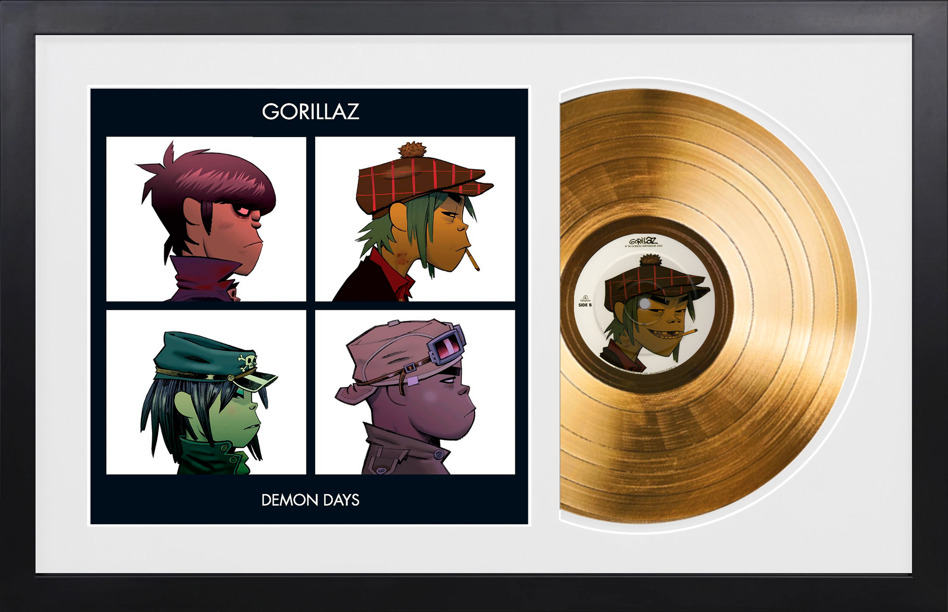 Gorillaz - Demon Days - 14K Gold Plated, Limited Edition Album – Gold Records