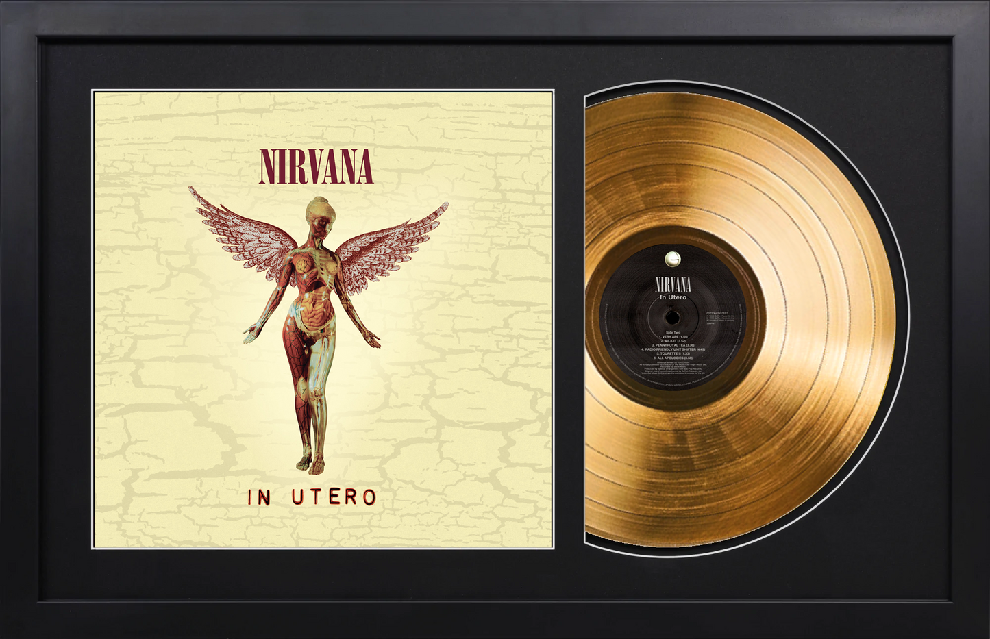 Nirvana - In Utero - 14K Gold Plated Vinyl