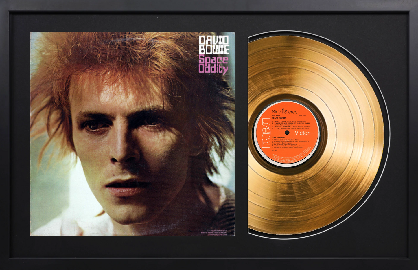 David Bowie - Space Oddity - 14K Gold Plated Vinyl