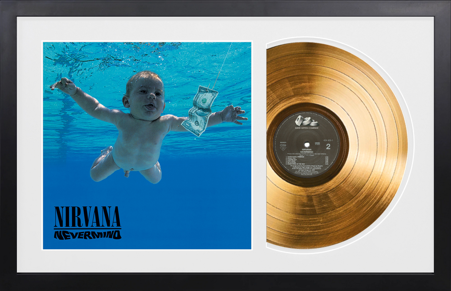 Nirvana - Nevermind - 14K Gold Plated, Limited Edition Album