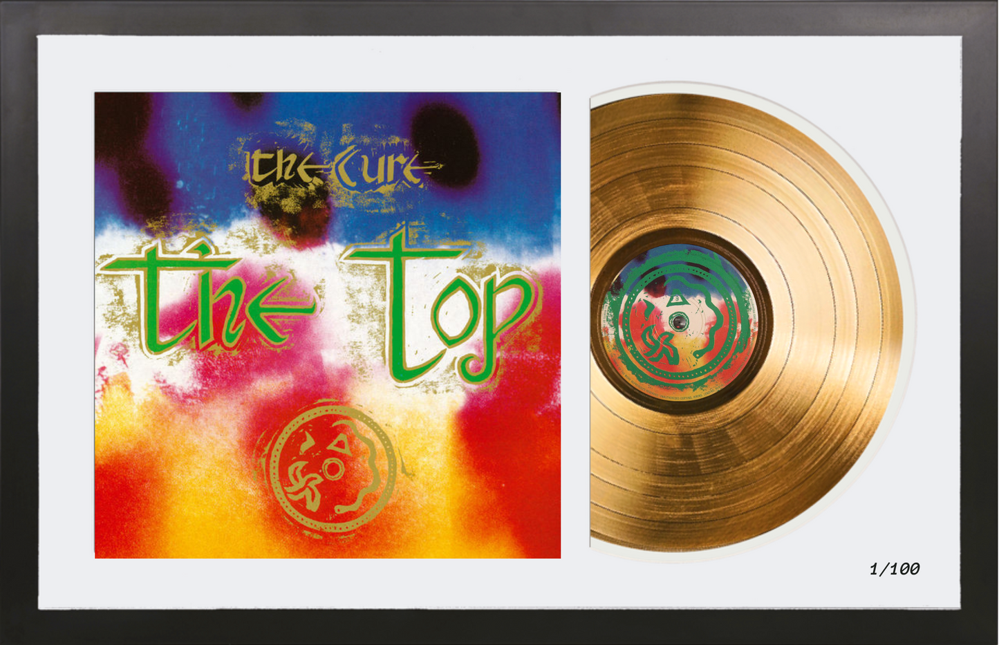 The Cure - The Top - 14K Gold Framed Album