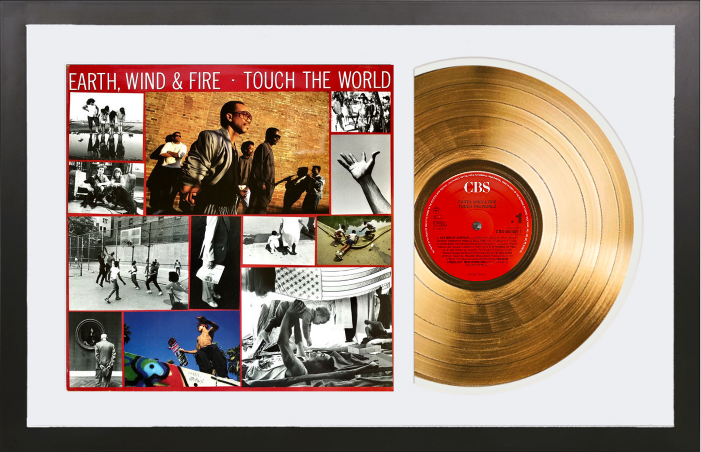 Earth, Wind & Fire - Touch the World - 14K Gold Plated Vinyl