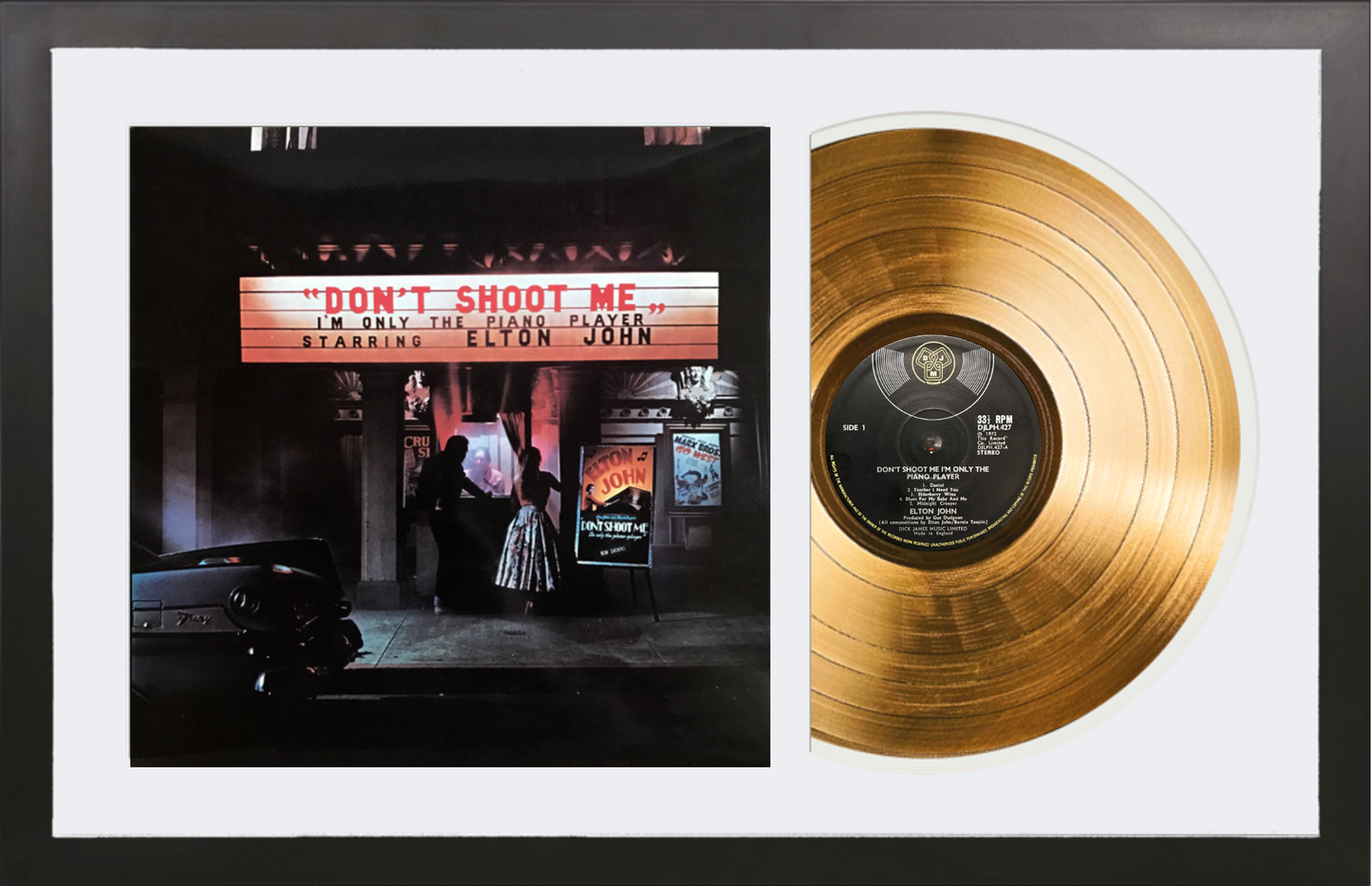 Elton John - Don't Shoot Me I'm Only the Piano Player - 14K Gold Plated Vinyl