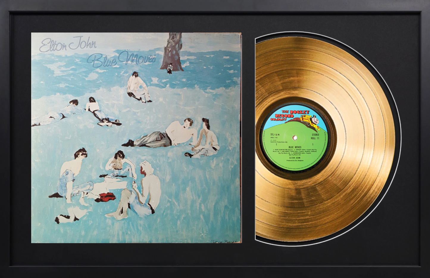 Elton John - Blue Moves - 14K Gold Plated Vinyl
