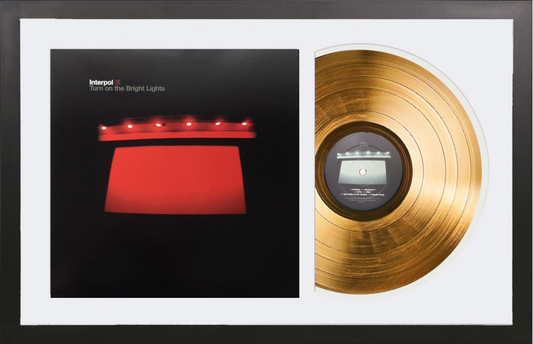 Interpol - Turn on the Bright Lights - Limited Edition, 14K Gold Album