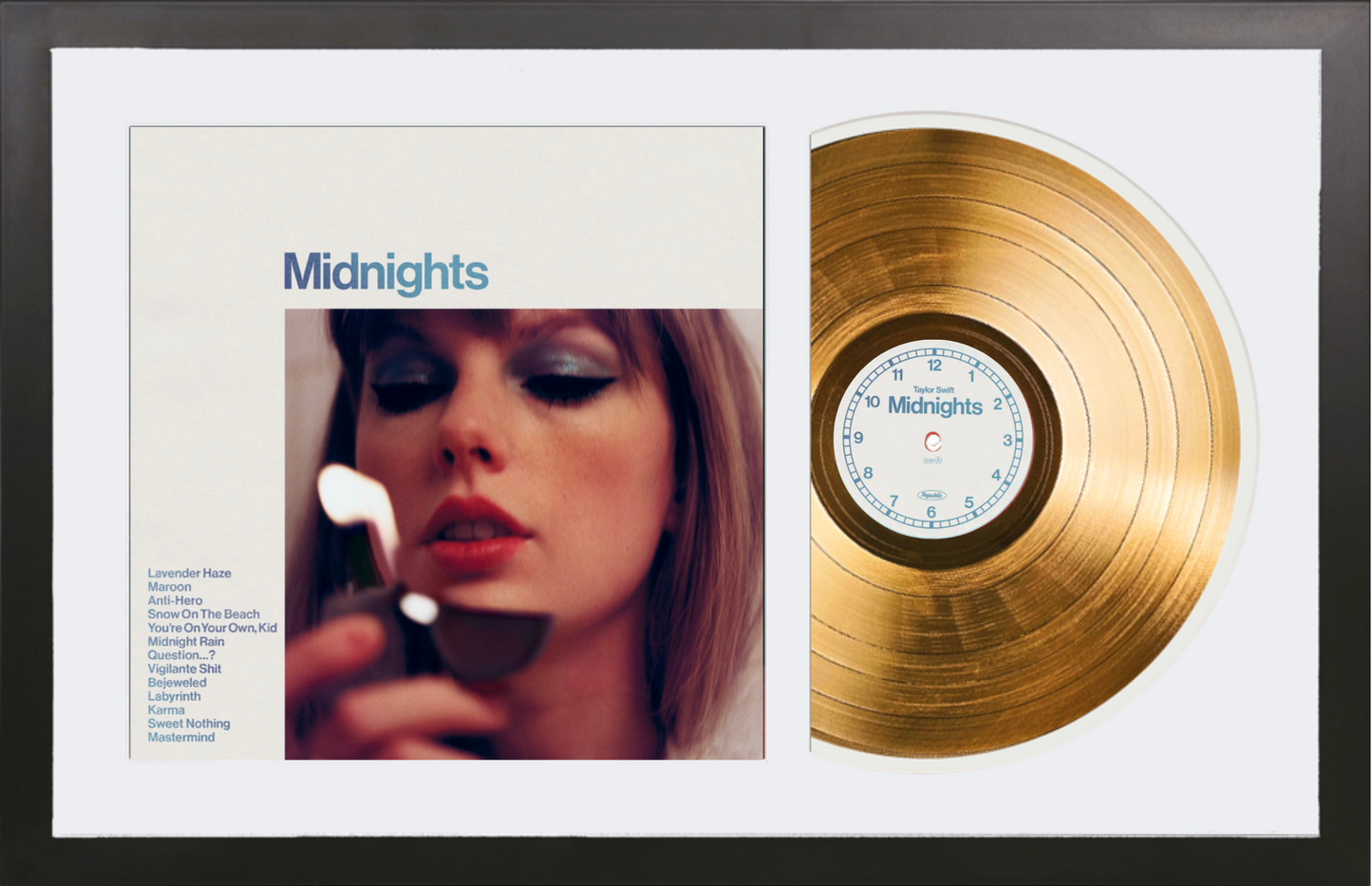 Taylor Swift - Midnights - 14K Gold Plated, Limited Edition Album