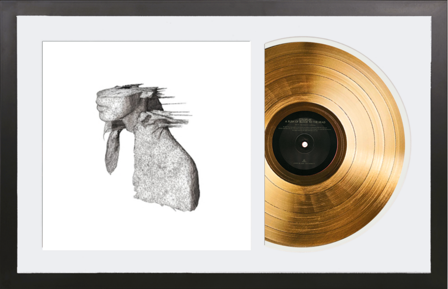 Coldplay - A Rush of Blood to the Head - 14K Gold Plated Vinyl