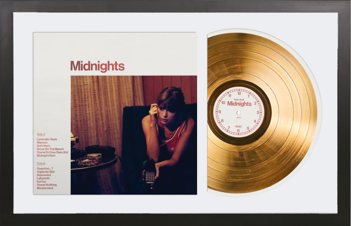 Taylor Swift - Midnights - 14K Gold Plated, Limited Edition Album