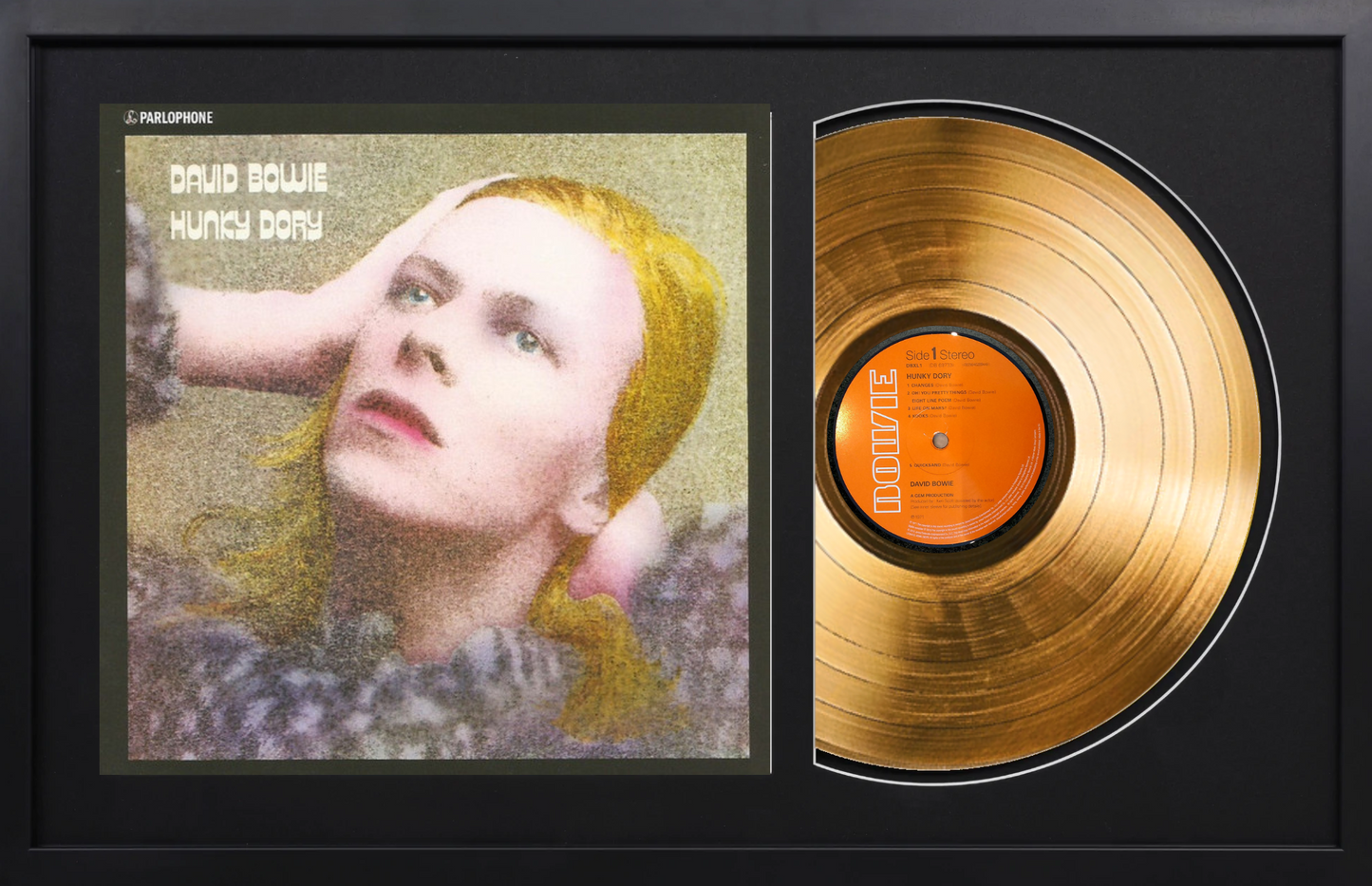 David Bowie - Hunky Dory - 14K Gold Plated Vinyl