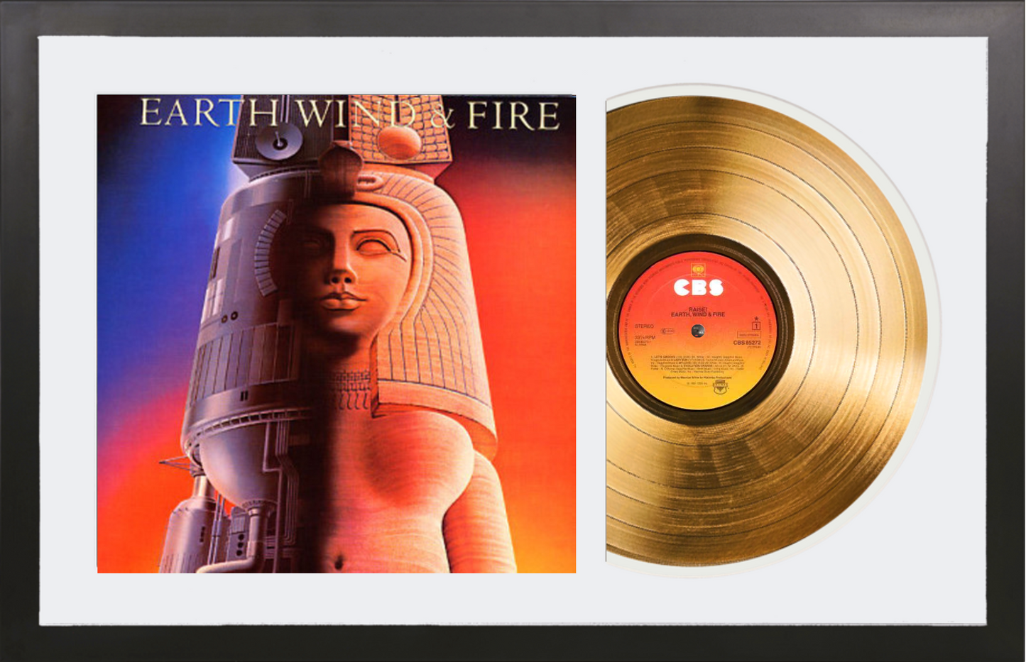 Earth, Wind & Fire - Raise! - 14K Gold Plated Vinyl