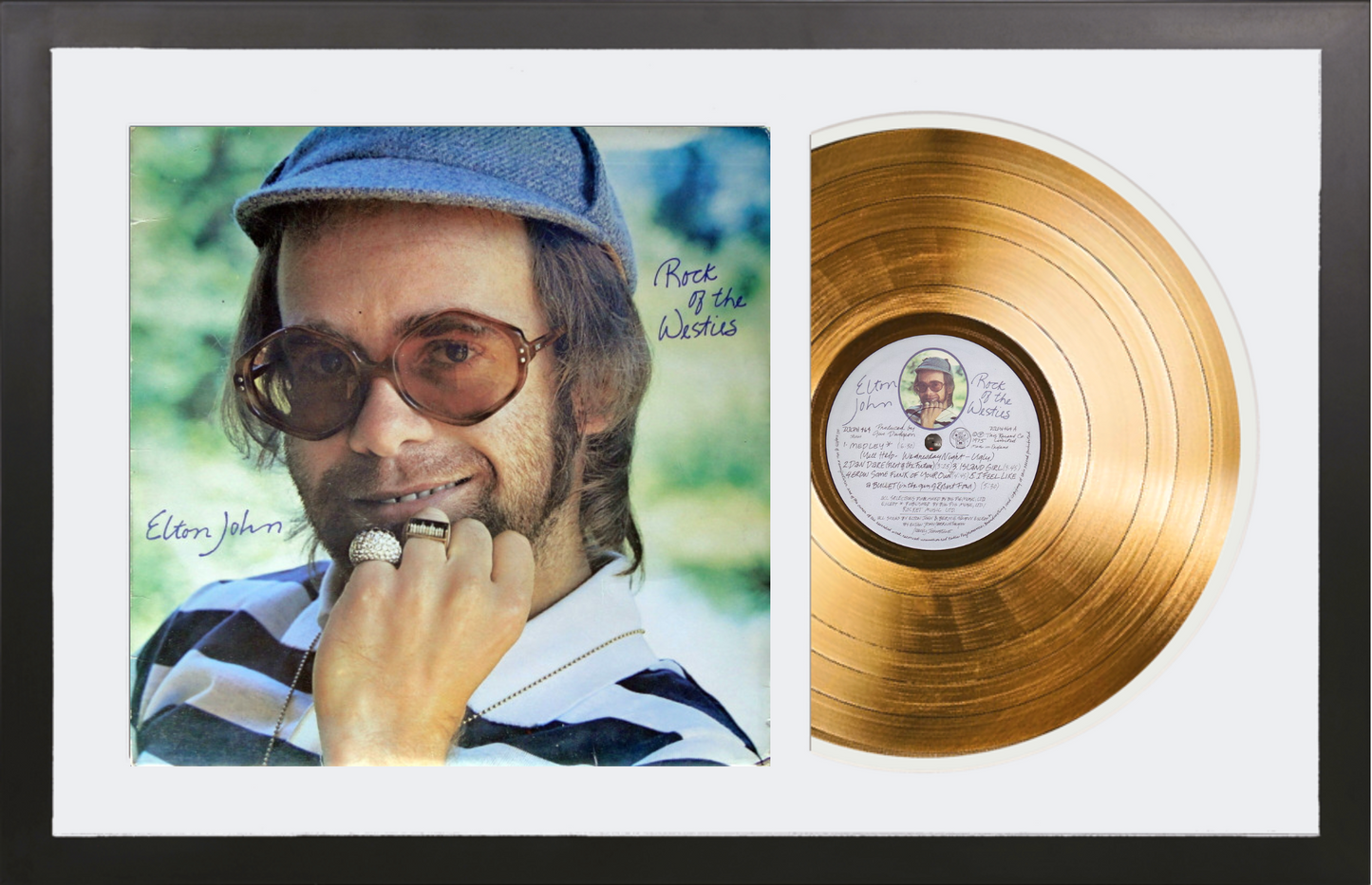 Elton John - Rock of the Westies - 14K Gold Plated Vinyl