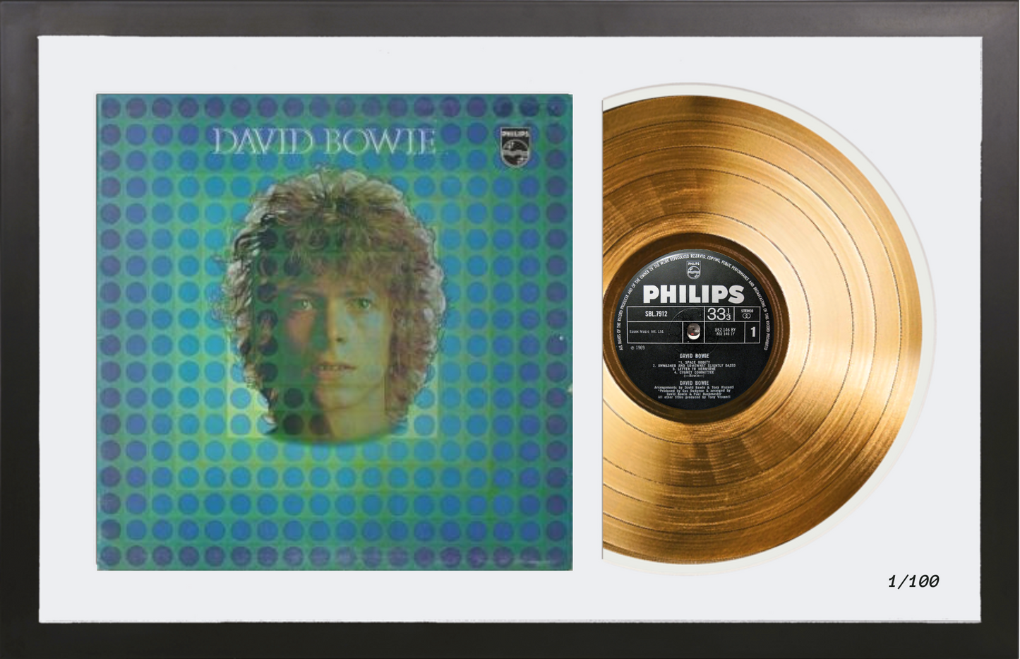 David Bowie - David Bowie - 14K Gold Plated Vinyl