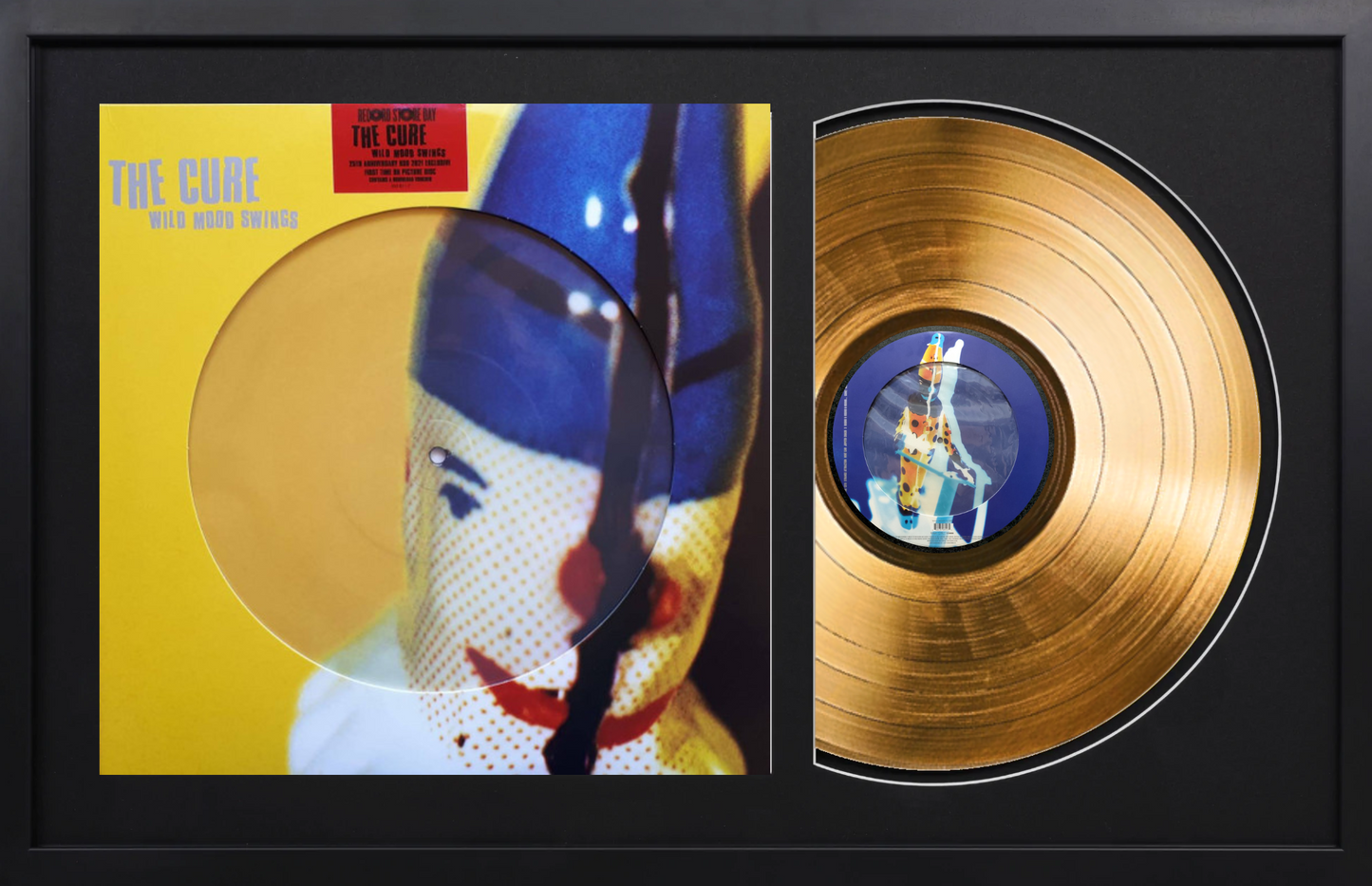 The Cure - Wild Mood Swings - 14K Gold Framed Album