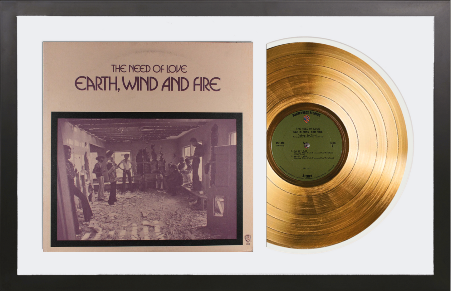 Earth, Wind & Fire - The Need of Love - 14K Gold Plated Vinyl