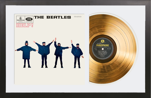 The Beatles - Help! - 14K Gold Framed Album