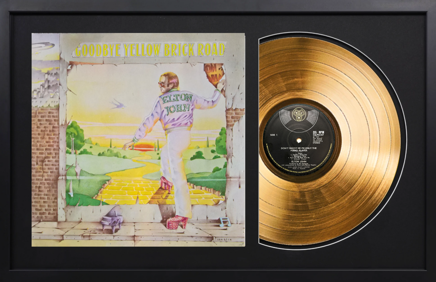 Elton John - Goodbye Yellow Brick Road - 14K Gold Plated Vinyl