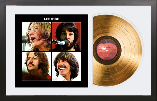 The Beatles - Let It Be - 14K Gold Framed Album