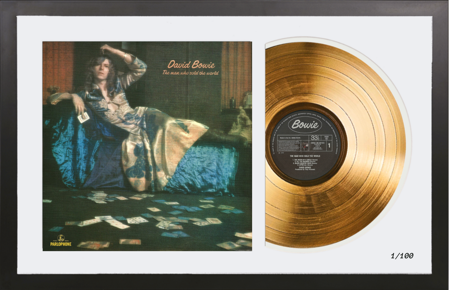 David Bowie - The Man Who Sold the World - 14K Gold Plated Vinyl