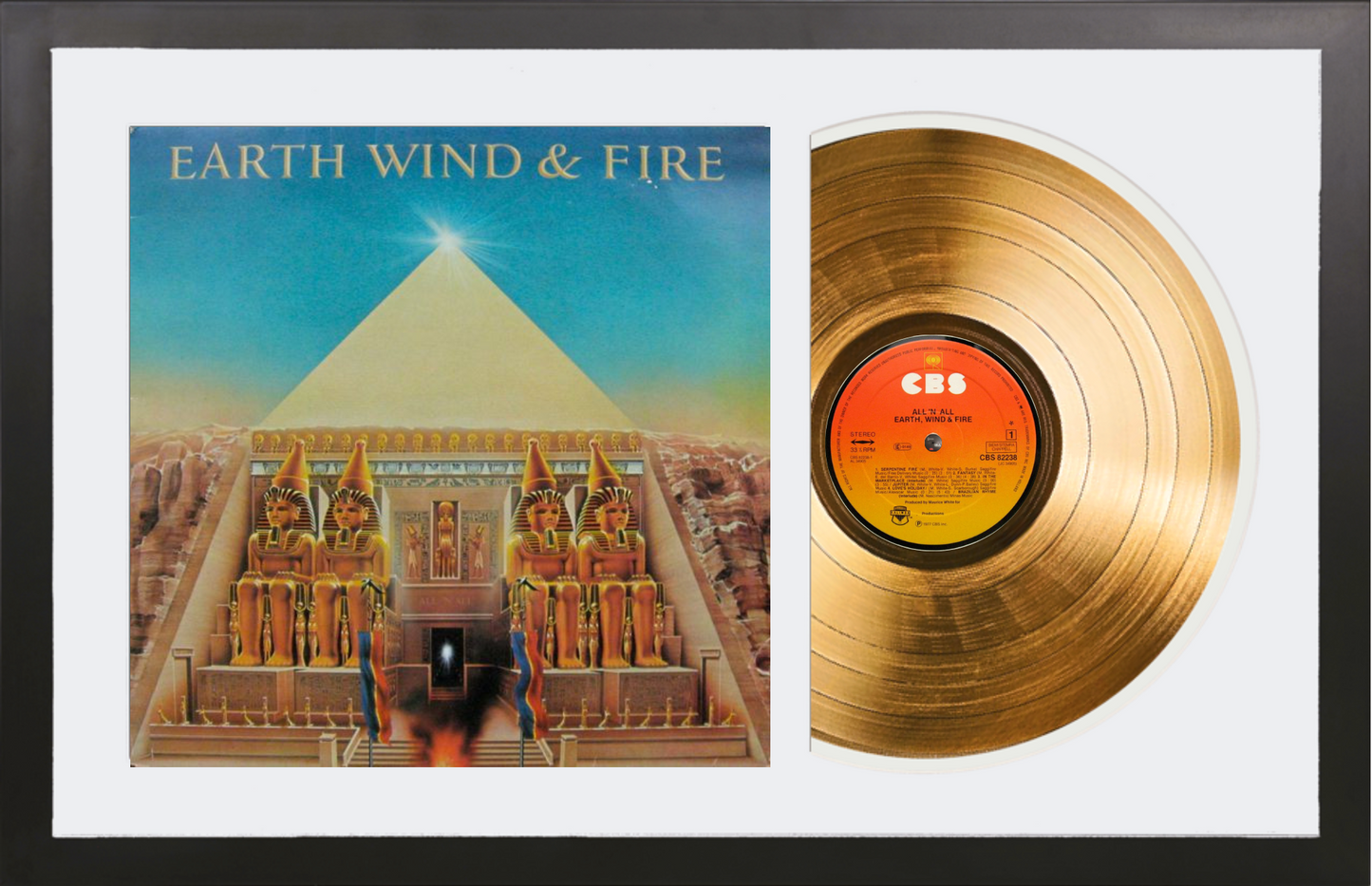 Earth, Wind & Fire - All 'n All - 14K Gold Plated Vinyl