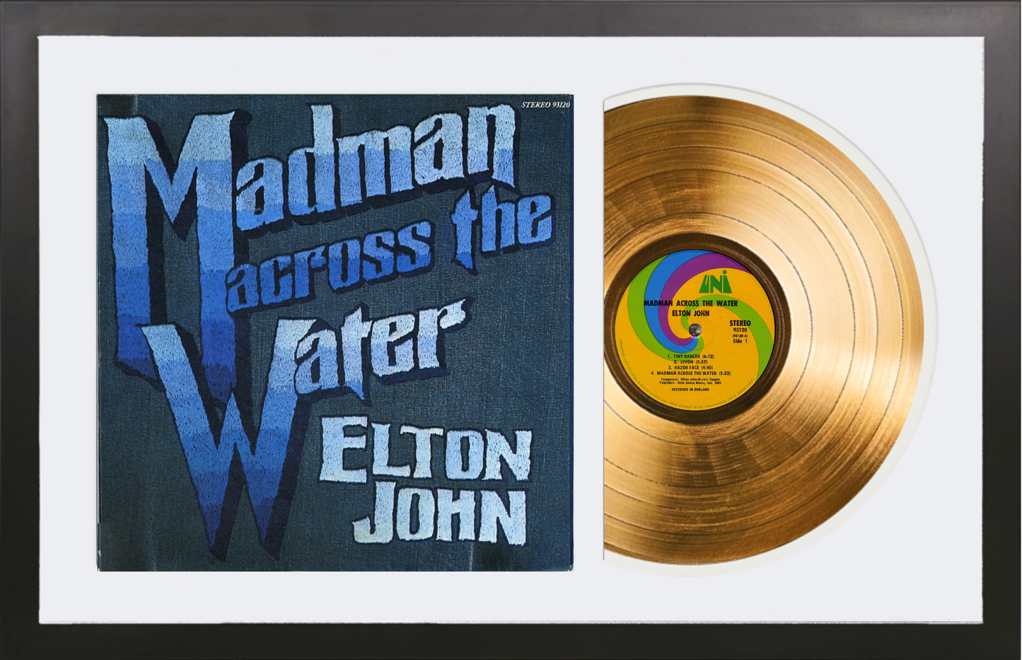Elton John - Madman Across the Water - 14K Gold Plated Vinyl